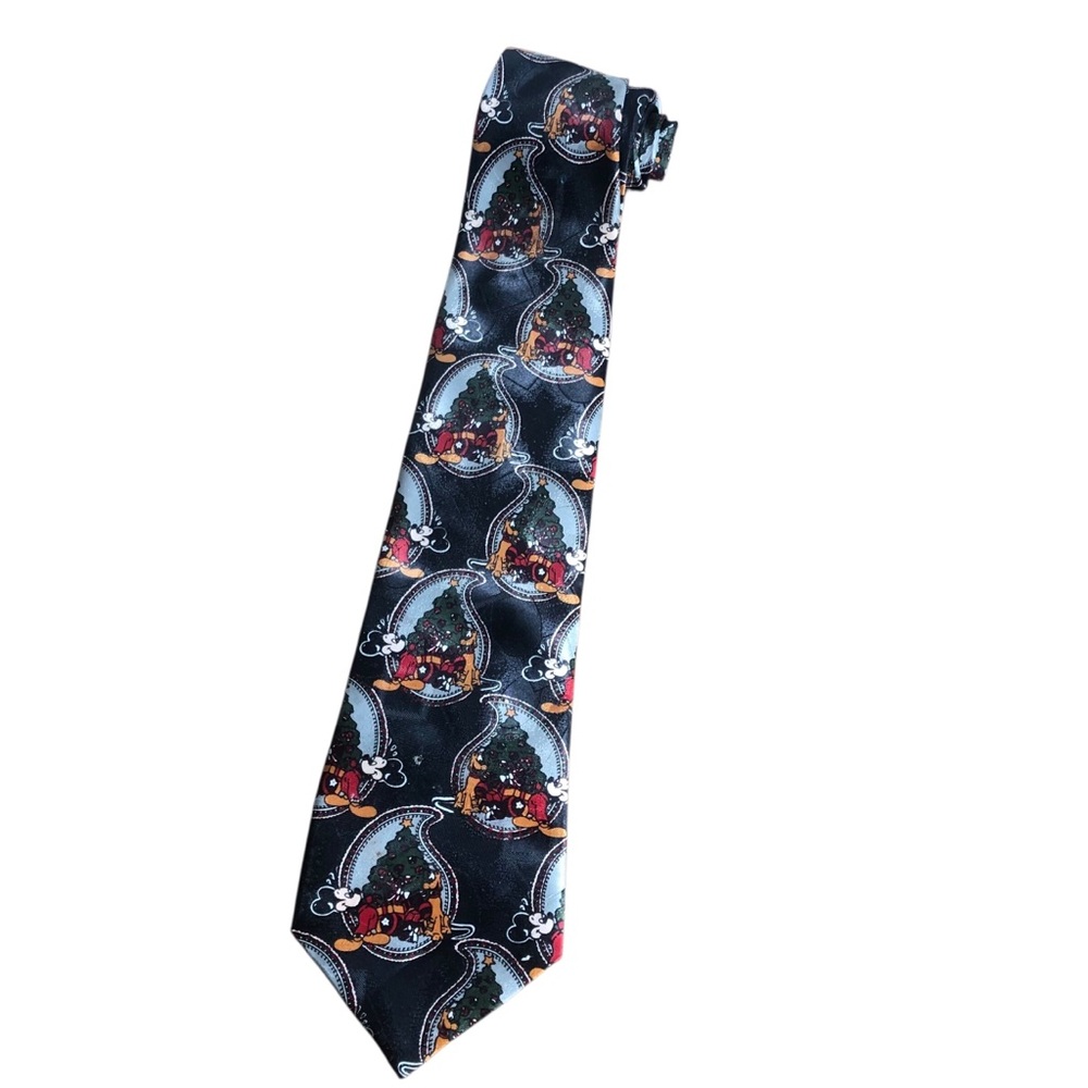 Vintage Mickey Unlimited Disney Christmas Neck Tie